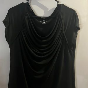 New York & Company short sleeve swoop neck top size XL